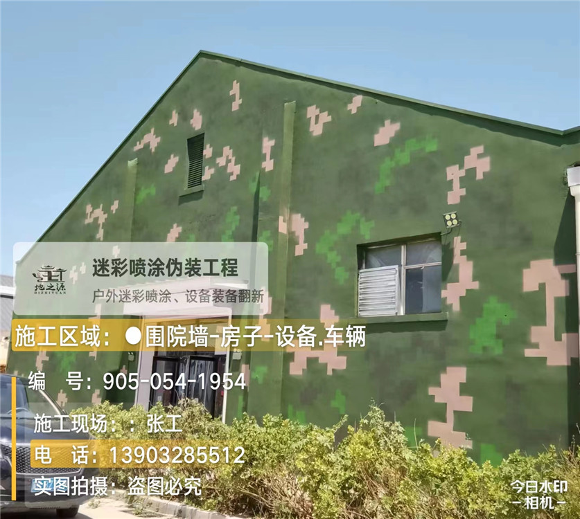 吴忠外墙数码迷彩漆施工报价清单（100㎡标准墙面测算）